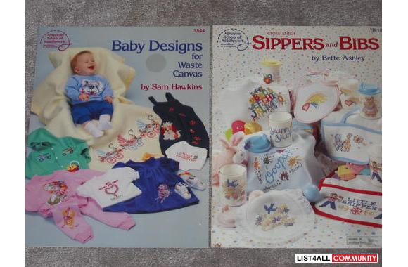 Cross StitchBaby Designs for Waste Canvas - $7Sipp