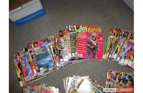 starlog  sci-fi magazine (1985-1995) 134 magazines