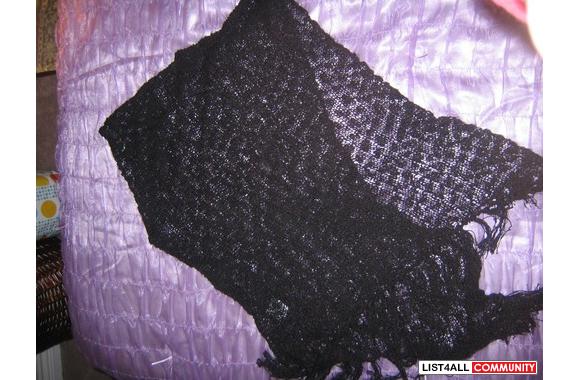 Black Poncho for formal attire from LE CHATEAU! Ju
