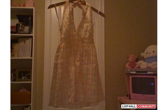 Very cute plaid halter (ignore the white straps in