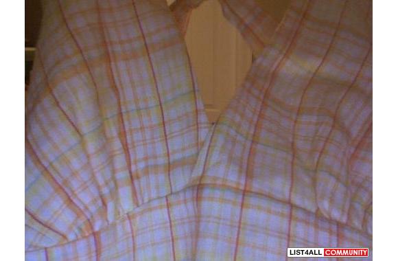 Very cute plaid halter (ignore the white straps in