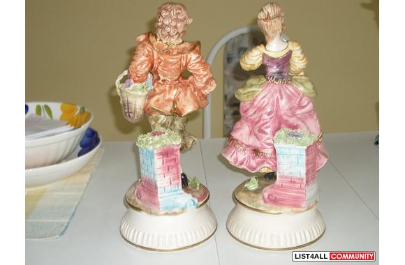 CAPO DI MONTE EXQUISITE PORCELIN FIGURINES   Made 
