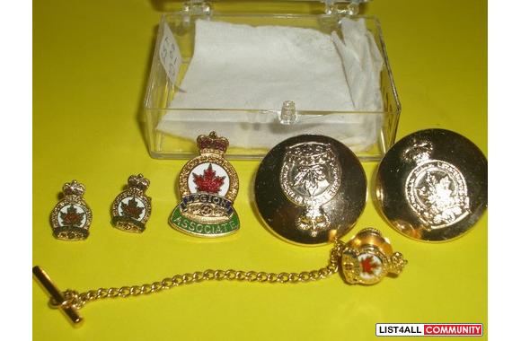 LEGION ASSOCIATE 6-PC COLLECTION OF PINS.&nbsp; AL