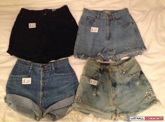 Retro clothing and high waisted shorts for sale!