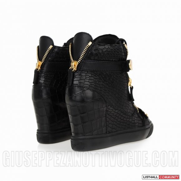 Season Promotions! Giuseppe Zanotti Women's Croc Wedge Sneakers