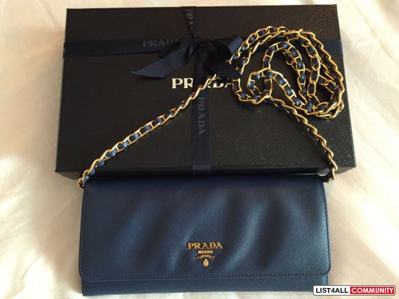 Prada-Saffiano-Leather-Wallet-on-Chain-Blue-Bluette :: goodbuy ... Prada-Saffiano-Leather-Wallet-on-Chain-Blue-Bluette :: goodbuy ...