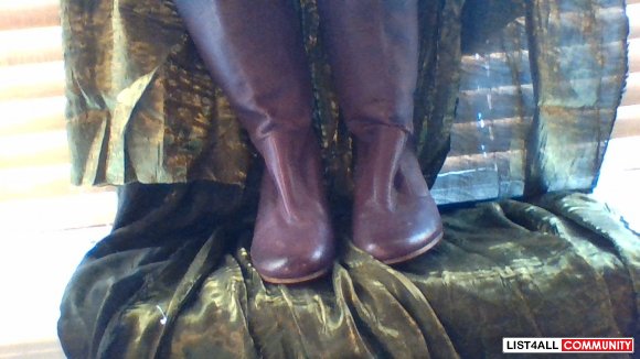 Aldo Leather Boots Size 9