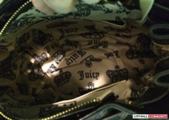 juicy couture black purse