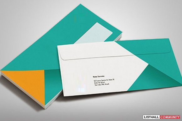 Envelope Printing - To Make an Impact of Brand