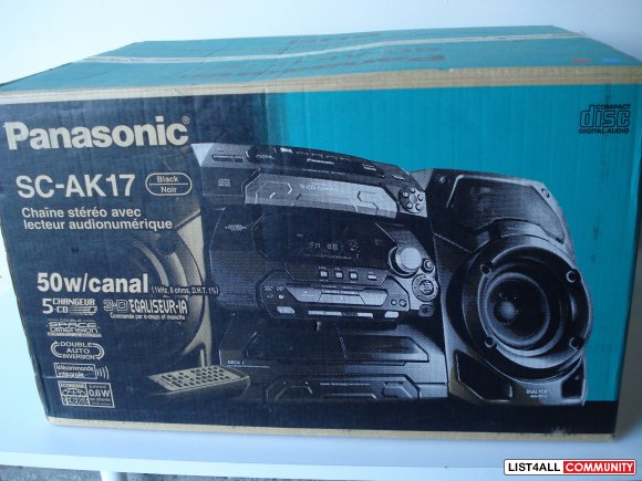 Panasonic SK-AC17 Boombox Speakers