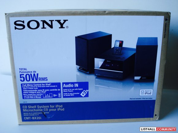 SONY CMT-BX20i iPod Speakers