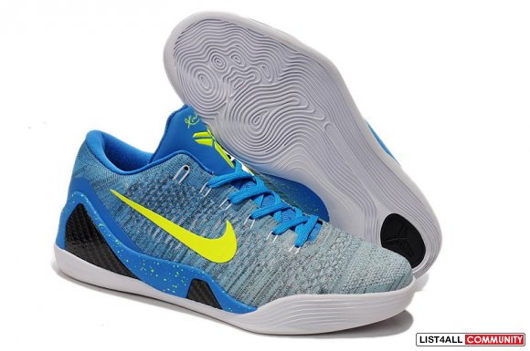 blue and yellow kobe shoes