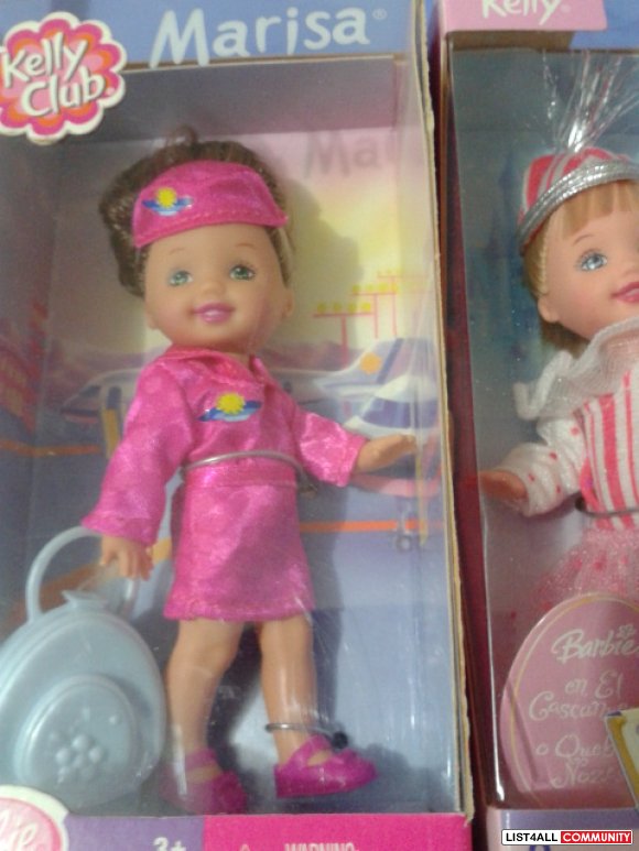 REDUCED NEW Barbie Little Sister KELLY doll-Flight Attendant