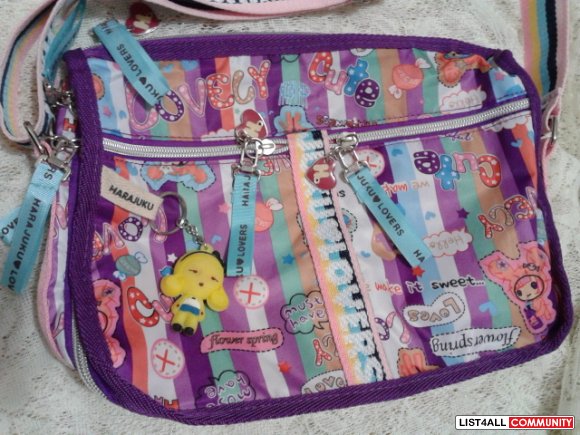 NEW Harajuku Lovers Crossbody Shoulder Bag Handbag
