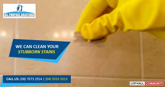 Tile Cleaning - For Removing Tough Stains Economically