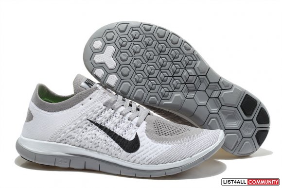 Nike Free 4.0 Flyknit Men White Grey Black,www.freemercurial.com