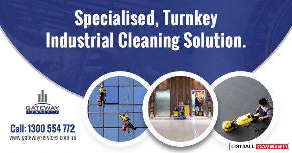 Hire well trained team offering industrial cleaning services in Sydney