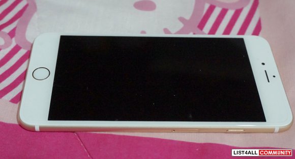 unlocked Apple iPhone 6 plus 64GB GOLD (LIKE NEW)  + free gift