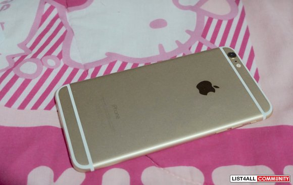 unlocked Apple iPhone 6 plus 64GB GOLD (LIKE NEW)  + free gift
