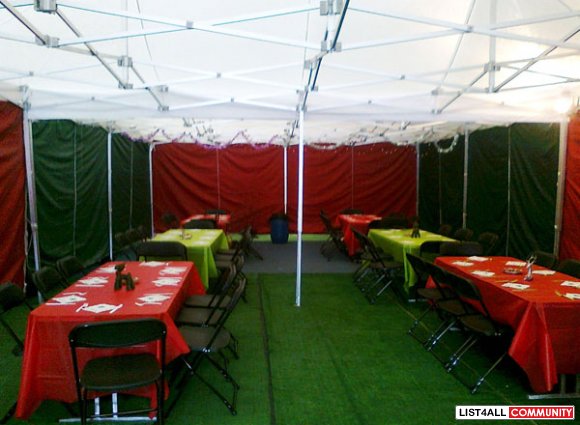 Hire Comfortable Marquees for Your Parties
