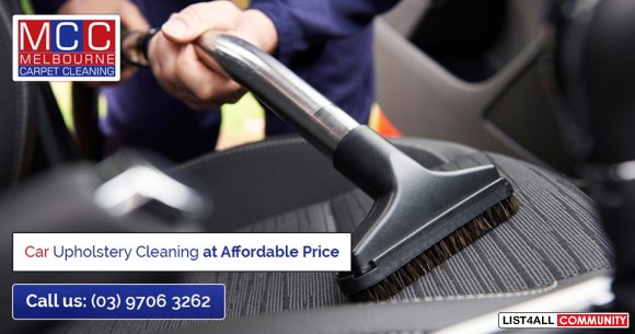 Professional Car Upholstery Cleaning at best rate in Melbourne