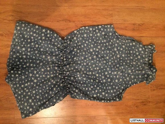 Denim romper from Korea - worn once - S/M