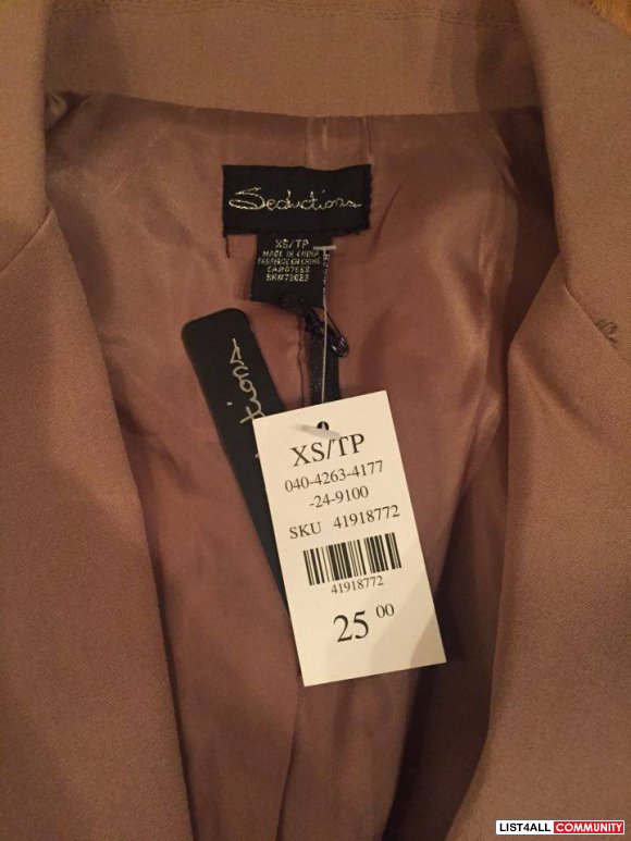 BNWT Sirens Nude Blazer - XS