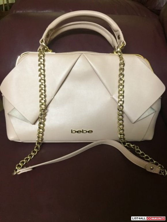 Brand new Bebe light pink purse
