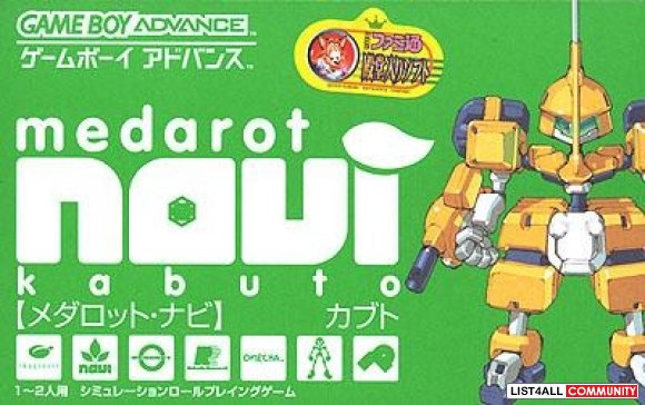 Gameboy Advance Game - Medarot Navi: Kabuto (Japanese)