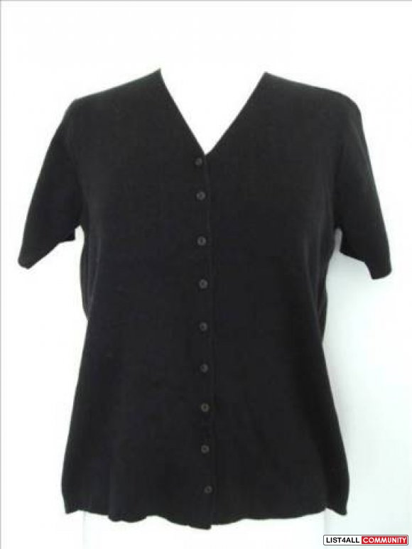 Coton Belt - Black Short Sleeve Knit Top