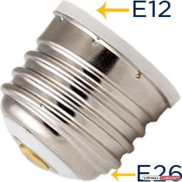 E26 to E12 Socket Adapter Converter