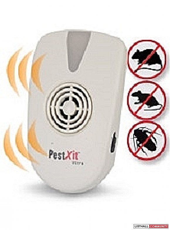 PestXit Ultra Electronic Ultrasonic Mouse Rat Rodent Repeller