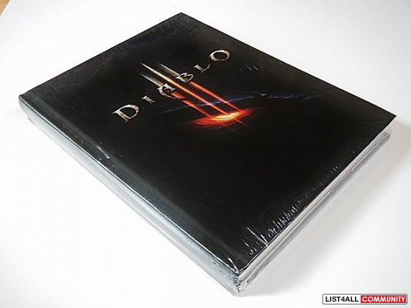 DIABLO III Limited Edition Strategy Guide Hardcover w/ Bookmark