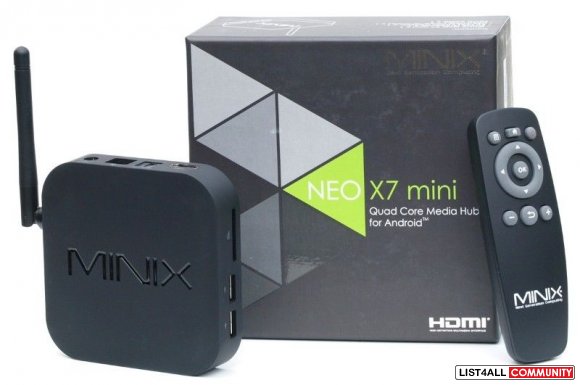 MINIX NEO X7 mini Quad-Core Android TV Box Media Player 2GB 8GB