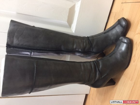 First  Grey woman boots - Made in Romania- size 37 - $35.00