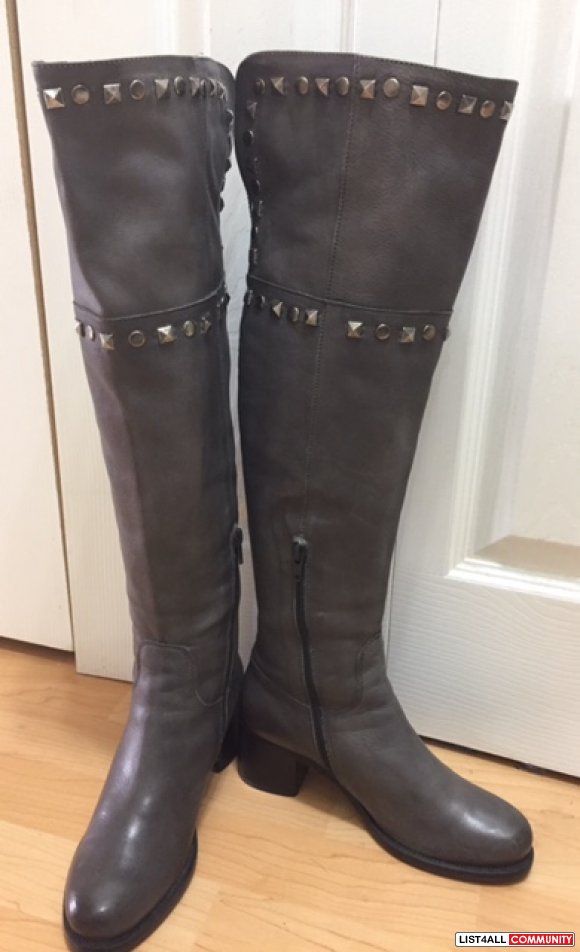 Browns leather over the knee boots - size 36 - made in Italy- $75.00