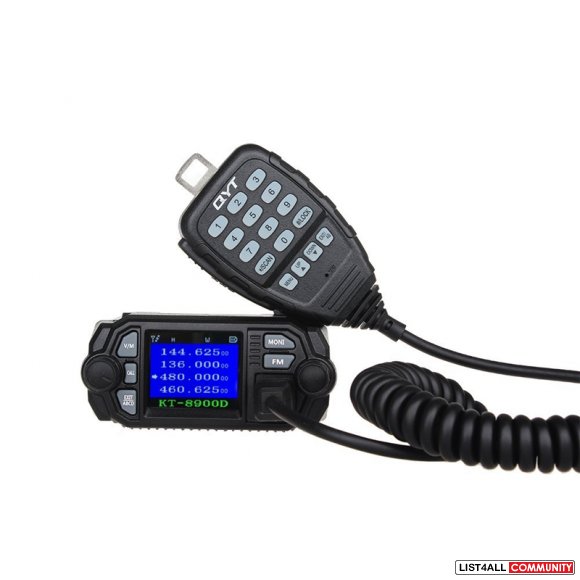 Mini Mobile Radio Transceiver QYT KT-8900R Tri-band 136-174/240-260/40