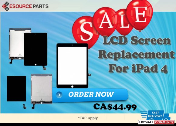 iPad 4 Screen Replacement & Repair - Esource Parts