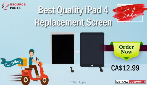 Buy For iPad 4 Screen Replacement - Esource Parts