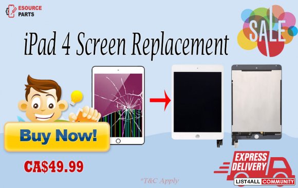 High Quality iPad 4 Screen Replacement Parts