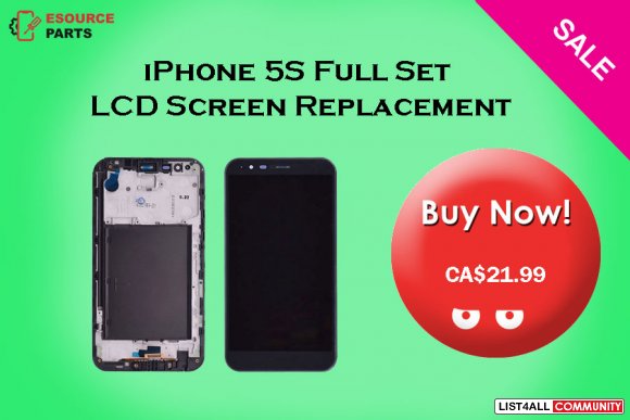 iPhone 5s Screen Replacement in mississauga only with Esource Parts