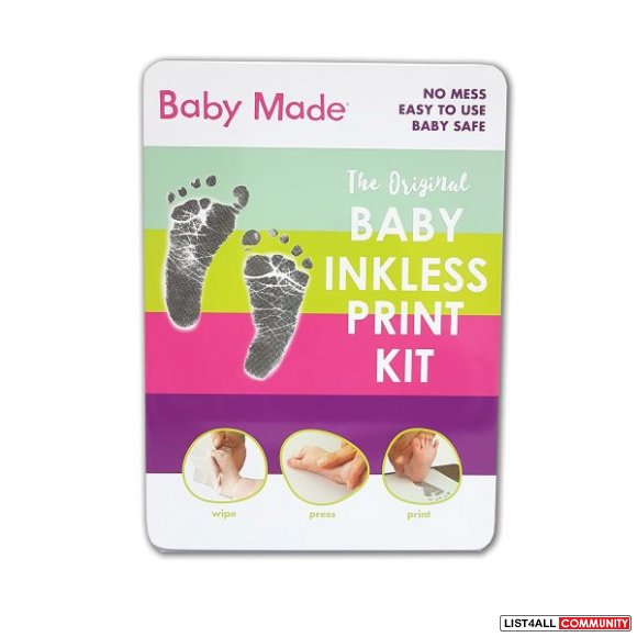Keep the memories intact with our baby handprint kit