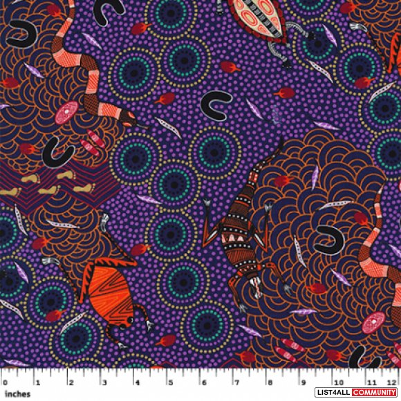 Beautiful Range of Aboriginal Design Fabrics