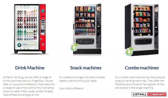Get High End and Free Vending Machine Solutions in Perth