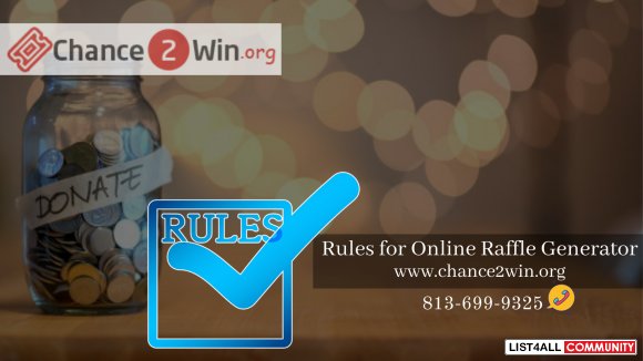 Online Fundraising Raffle Rules, Read the Guidelines