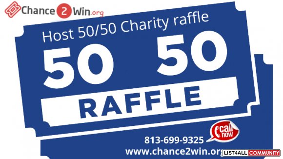 Now you can Host your own 50/50 Raffle with chance2win