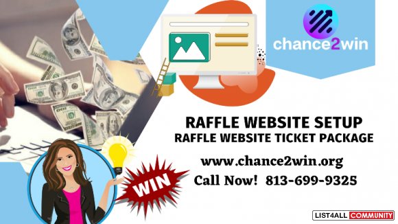 Now Setup your charity raffle website online with Chance2Win