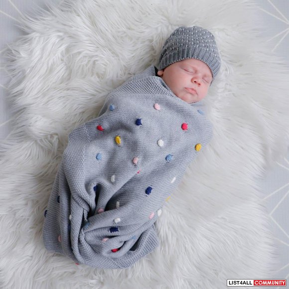 Ensure the best quality of newborn baby blanket with us
