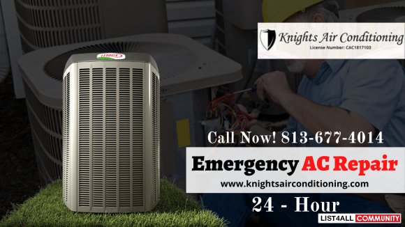 24 - Hour Emergency HVAC Repair Service Provider in Tampa, Florida