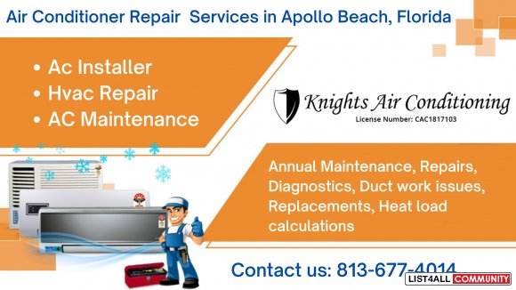 Air Conditioner Repair  Services in Apollo Beach, Florida